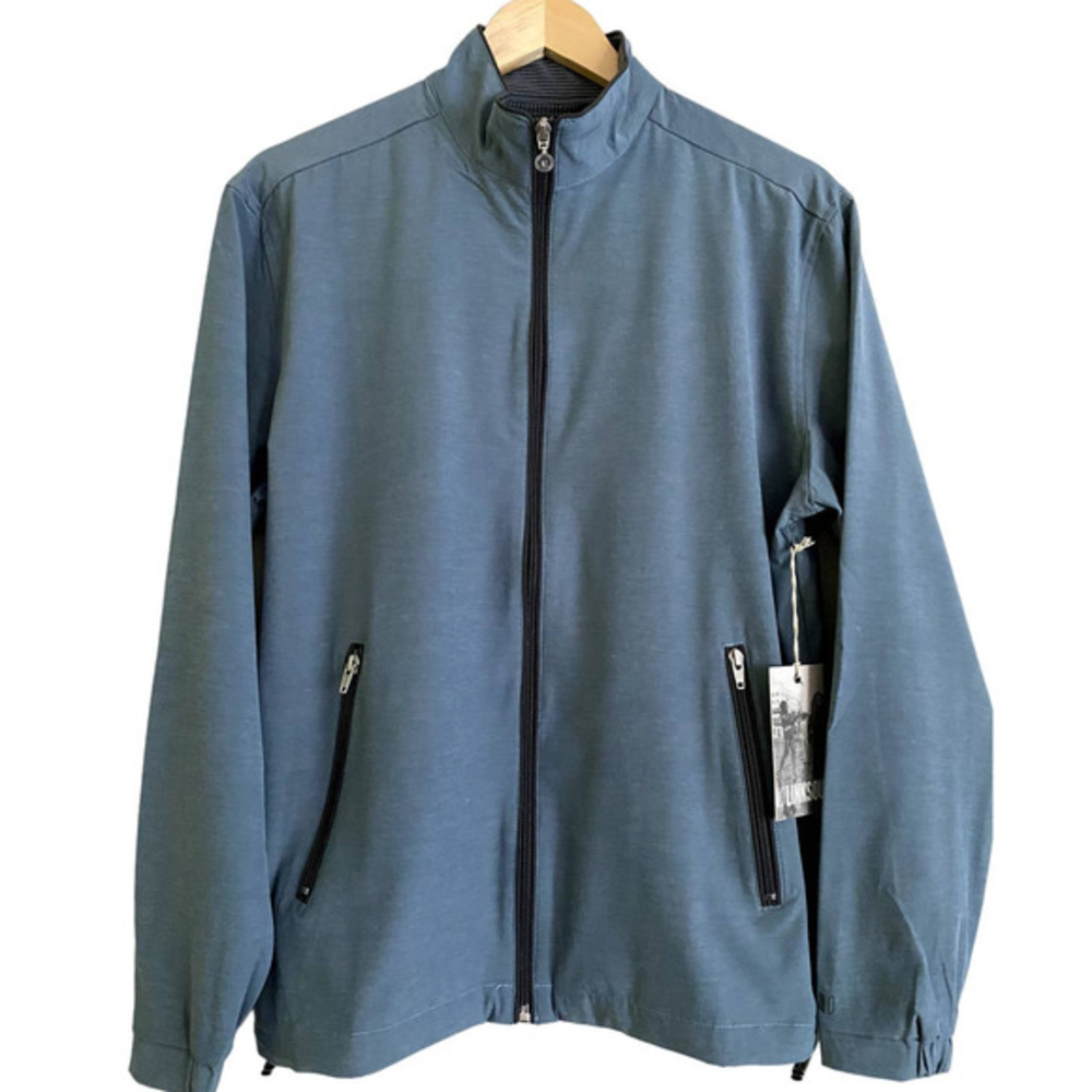 LINKSOUL Morris Full Zip Windbreaker-Size Small Men-Color:River-NWT